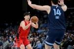 媒体人：这场球给斯普利特证明 杨瀚森有能力达到NBA轮换内线要求