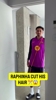 还是帅啊！拉菲尼亚似乎不满意自己的新发型！