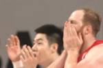 中国男篮首节已领到9次犯规 赵睿/王浩然/朱俊龙/赵继伟各2次
